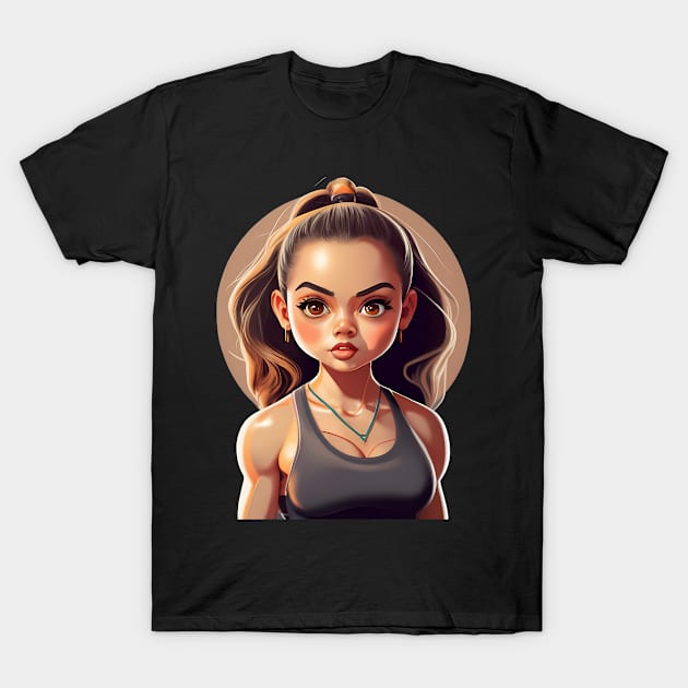 sport girl T-Shirt by Cross